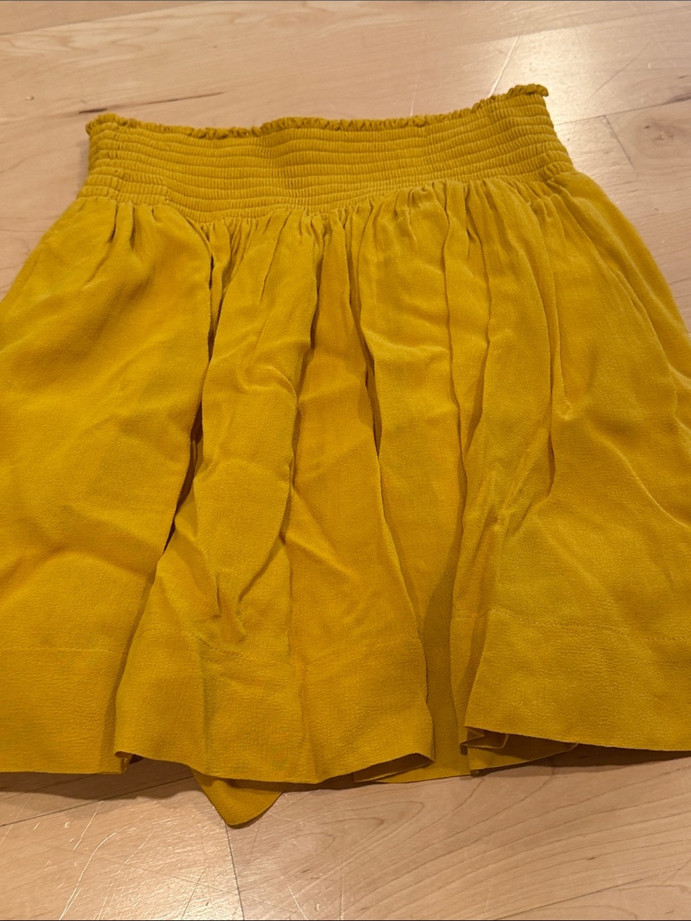 Banana Republic Mustard Yellow Skirt with Pockets